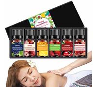 holexty Essential Oil Set | 10ml Organic Fruity Blends Essential Oils for Diffusers, Home Care | Diffuser Oils Scents Cherry, Pine, Strawberry, Grape, Pomegranate