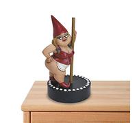 holexty Funny Yard Gnomes - Miniature Garden Ornaments,Outdoor Garden Statue, Yard or Lawn, Funny Indoor Decor, Fairy Garden Ornaments, Christmas Resin Gifts