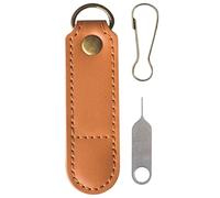 holexty SIM Card Storage Bag - PU Leather SIM Card Cell Phone Eject Pin Slots Container Pocket with O-| Anti-Rust Phone Cards Holder Pouches for Home, Travel