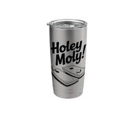 Holey Moly Cornhole Board Toss Game Lovers Outdoor Fun Play Stainless Steel Insulated Tumbler