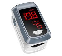 Holfenry Fingertip Pulse Oximeter - Accurate Blood Oxygen Monitor (SpO2) & Heart Rate Tracker with Large OLED Display, Portable Oximeter for Home, Sports & Aviation Use (Batteries & Lanyard Included)