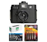 Holga 120GCFN Medium Format Film Camera with Built-in Flash with Ilford HP5 120 Black and White Film Bundle with Accessories