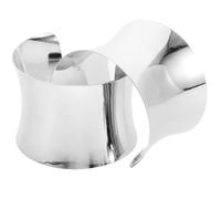 Holibanna 1 Pair Chunky Metal Cuff Bracelet for Women, Geometric Wide Open Bangle, Trendy Punk Street Style Fashion Jewelry