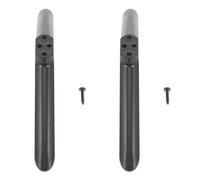 Holibanna 1 Pair Tv Stand Legs Replacement with Screws and Non-slip Feet, Black Tv Support Brackets for 40-inch LED Screens, General Television Table Stand Mount for Stable Desktop Use