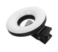 Holibanna 1 Set Macro Lens Clip Ring Light for Phone Rechargeable Makeup Lighting for Video Recording Live Streaming for Jewelry Nail Art and Creative Photography
