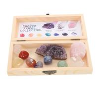 Holibanna 1 Set Raw Quartz Crystal Mineral Specimens for Exploration Aesthetic Rocks Collection Box Irregular Natural Stones for Geology Study and Home Decor for Mineral Enthusiasts