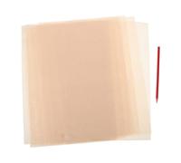 Holibanna 10 Sheets Transfer Paper for Pottery and Drawing, Beige Paper with High Fold Resistance and Versatile Material Compatibility, for Artists and Beginners, Includes Pencil for Easy