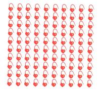 Holibanna 100 Pcs Knitting Crochet Markers with Rounded Corners Clips for Yarn Wool Crafts Locking Stitch for Sweaters Hats Scarves Gloves and Blankets