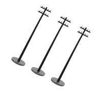 Holibanna 100 Scale Miniature Telegraph Pole Models for Model Railway Scenery, DIY Micro Landscape Accessories, Small Telephone Poles for Train Set and Mini Garden Decor