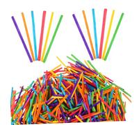 Holibanna 1000pcs Wooden Crafting Sticks Smooth for DIY Models Decorations Educational Projects Lightweight Paddles for Creativity and Fine Motor Skill Development