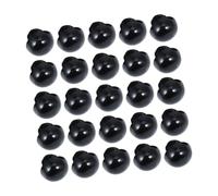 Holibanna 100pcs Black Round Animal Nose Buttons 9mm for Doll Making Sewing Beads Craft Accessories