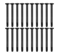 Holibanna 100pcs Computer Case Fan Screws, Radiator Fan Mounting Hardware, Flat Head Self-Tapping Screws for Desktop PC Cooling System (6#-32x30mm)