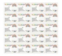 Holibanna 100pcs Rainbow Teacher Notes to Parents Classroom Good Behavior Incentive Cards Positive Reinforcement on Coated Paper for Preschool Kindergarten Elementary School Home Use