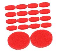 Holibanna 100pcs Red Cotton Diffuser Pads Refill Aroma Locket Refill Pad round Felt Discs for Fragrance Enhancing Environment and Efficiently Absorbing Essential Oils for Home and Car Use