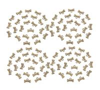 Holibanna 100pcs Small Dog Bone Charms Vintage Zinc Alloy Pet Pendants for DIY Jewelry Making Mini Bone Beads for Bracelets Necklaces Earrings Craft Supplies