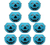 Holibanna 10Pcs 21x17cm Trick-or-treat Bucket Candy Box Jackolantern Bucket Jack Lanterns Mini Pumpkin Plastic Pumpkins s Candy Cauldron Jack- - Halloween Trick or Treat