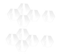 Holibanna 10pcs Acrylic Wine Glass Tags Drink Markers for Personalization at Weddings Birthdays and Parties Elegant Beverage Labels for Unique Event Themes