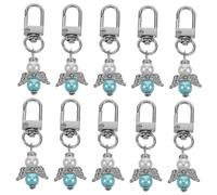 Holibanna 10pcs Angel Keychain Wedding Favors for Baptism Shower Birthday Parties Elegant Memory Charms and Thoughtful Special Occasions