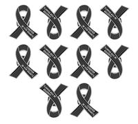 Holibanna 10PCS Black Bow Mourning Brooch Pins with Custom Engraving, Dove Peace Symbol Lapel Pins for Funeral Memorial, Decorative Badge for Dress Shirt, Hat, Jacket Accessories