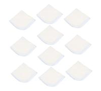 Holibanna 10pcs Blue Double-Layer Cotton Face Towels Super Absorbent and Gentle on Skin for Bathing and Feeding