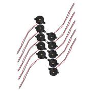 Holibanna 10pcs Car Indicator Buzzer LED Buzzer Will Sound Guzzer Electric Signal Active Piezoelectric Active for Alarms for Games Black