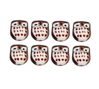 Holibanna 10Pcs Cartoon Owl Loose Beads for DIY Jewelry Making Durable Spacer Beads with Creative Animal Charms for Crafts and Accessories