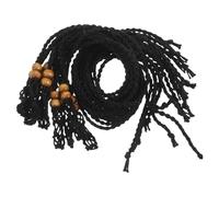 Holibanna 10pcs Crystal Necklace Cord Handmade Net Pouch, Adjustable Artificial Leather Cage Stone Holder Necklace, Comfortable and Unique Vintage Design for Daily and Special Events