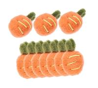 Holibanna 10Pcs Cute Carrot Felt Hairpins for DIY Crafts Adorable Cartoon Accessories for Stimulating Imagination and Creativity with Easy Application Methods