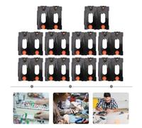 Holibanna 10pcs D Battery Holder Box Full Copper Series Or Parallel Connection Cell Case for Physics Laboratory School Experiment Equipment