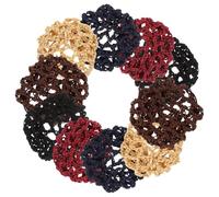 Holibanna 10pcs Elegant Hair Nets for Women Ballet Bun Covers Good Elasticity and Smooth Cloth Material, for Weddings and Dinners, Delicate and Comfortable Bun Holders