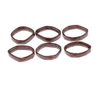 Holibanna 10Pcs Genuine Leather Watch Band Rings Replacement Watch Strap Keepers Durable Lightweight Watch Accessory for Bands Easy Installation Stylish Design