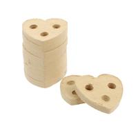 Holibanna 10Pcs Heart Shaped Moxa Cakes Natural Moxa Ingredients for Moxibustion Therapy Compact and Lightweight Chinese Cake Moisture Packaging for Loved Ones