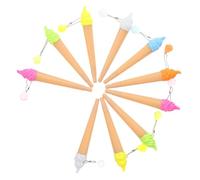 Holibanna 10Pcs Ice Cream Designed Gel Ink Pens Smooth Writing Cartoon Stationery for Prize School Office Home Use Creative Student Supplies