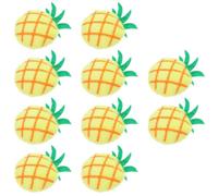 Holibanna 10pcs Interactive Catnip Plush for Cats, Simulated Pineapple Shape with Plush and Catnip Material, for Playing and Training Pets, Suitable for Home Decor and Pet Entertainment