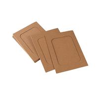 Holibanna 10pcs Kraft Paper Photo Frames with Clips and Rope Hanging Album Clip Sets for Wedding Decorations DIY Wall Display for Photos and Art Projects