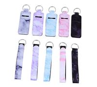 Holibanna 10pcs Lipstick Pouch Keychain Keychain Wristlet for Daughter Friend Wife 20pcs Lipstick Keyring Holder Lanyard Random Color