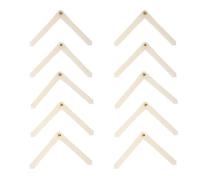 Holibanna 10pcs Rc Plane Flap Hinges Set for Remote Control Airplane Accessories Plastic Pin Type Hinges Easy Installation and Enhanced Flight Performance Suitable for Fixedwing Aircraft
