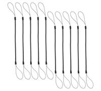 Holibanna 10pcs Retractable Stylus Pen Lanyard Strap with Elastic Spring Cord, Plastic Material, Wear-resistant and Secure Attachment for Touch Screen Stylus Pens, for Professionals