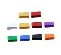 Holibanna 10pcs Silicone Watch Strap Loops Movable Watchband Rings Replacement Bezel Accessories Comfortable Variety for Watchbands