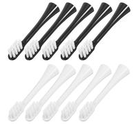 Holibanna 10pcs Soft Bristle Toothbrush Heads Replacement Parts for Electric Toothbrush with Pp and Artificial Fiber Material, Practical and Effective for Sensitive Teeth and Gums