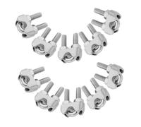 Holibanna 10pcs Stainless Steel Cable U Clamps Heavy Duty Wire Rope Clips with Polished Smooth Surface for Rigging Boating Industrial Use Portable Retainers
