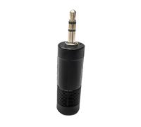 Holibanna 10Pcs to Audio Adapter Corrosion-resistant Stereo Headphone and Microphone Jack Converter for Professional Amplifiers Mixers and Home Audio Equipment Black