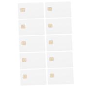 Holibanna 10pcs White PVC Blank Smart Ic Cards with Memory Chip for Access Control Systems High-performance Door Entry Cards Suitable for Office School and Community Use