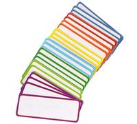 Holibanna 120pcs Magnetic Dry Erase Labels Magnetic Name Tag 3.2x1.2 Writable Erasable Paper Magnet for Office Professional Settings