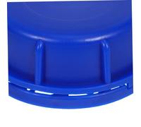 Holibanna 12pcs Blue Plastic Screw Seal Lids with Gasket for Chemical and Food Storage Buckets Leak Drum Cap Sealing Lids for Containers Reusable Industrial Grade