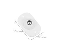 Holibanna 12pcs Mini Self Adhesive Caster Wheels Swivel Small Furniture Rollers for Quiet Movement Kitchen Appliances and Storage Boxes Easy Installation
