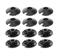 Holibanna 12pcs Trekking Pole Snow Baskets Replacement 14mm Hole Diameter, Ultralight Plastic Walking Stick Mud Baskets for Outdoor Camping and Hiking Accessories