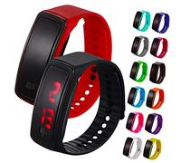 Holibanna 14pcs Led Digital Watch for Boys and Girls Silicone Watch Bands Boys Girls Easy to Adjust Day Birthday Christmas