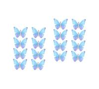 Holibanna 16pcs Cute Butterfly Hair Clips Hair Accessories for Girls Non- Design for Daily Wear Weddings and Parties for Styling and Decor