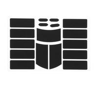 Holibanna 17sheets Mouse Grip Sticker Ultrathin Non-slip Gaming Pad for Wireless Mouse Office Use Sweat-absorbing